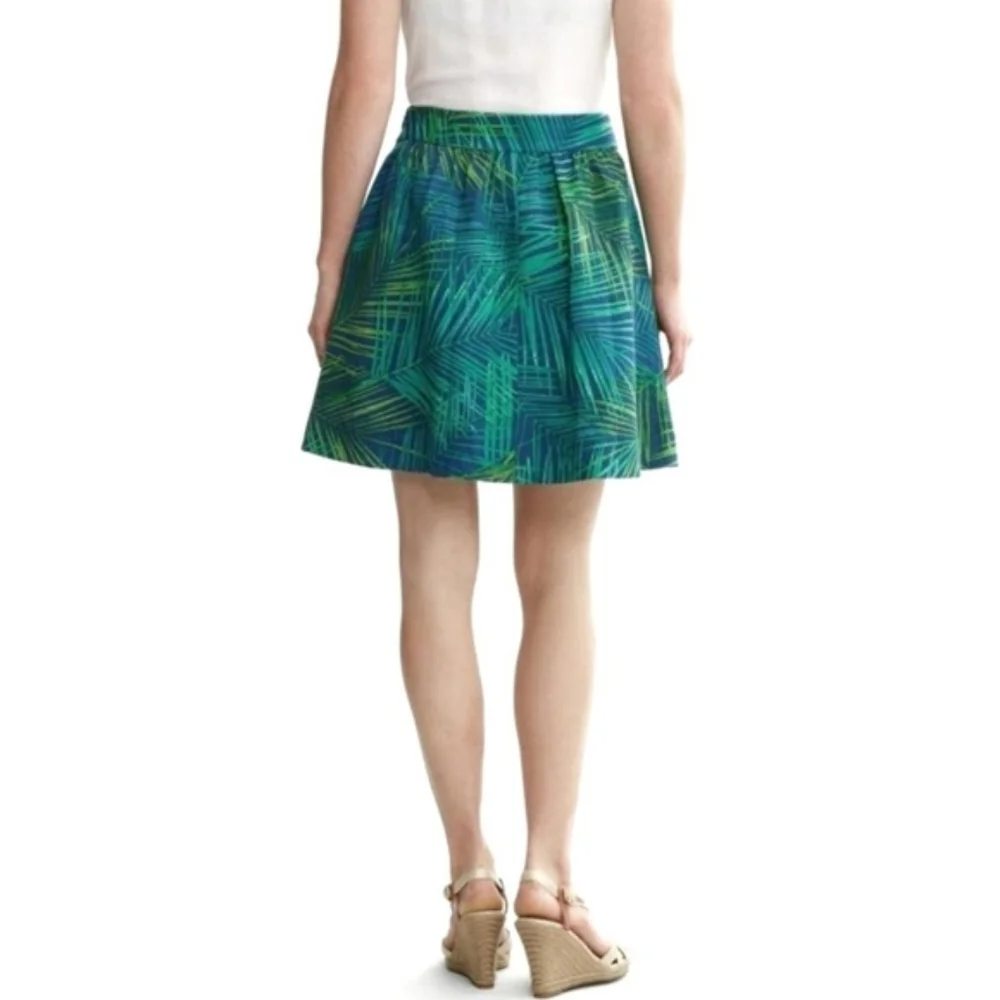 Banana Republic Palm Print Skirt